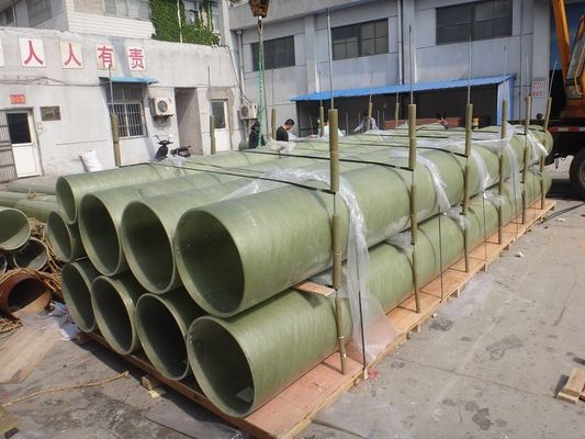 সকেট সংযোগ FRP পাইপ দৈর্ঘ্য 1m-12m চাপ 50PSI-150PSI