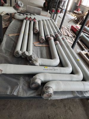 PN6-PN16 ফাইবার রিইনফোর্সড প্লাস্টিক পাইপ ফাইবারগ্লাস আচ্ছাদিত পাইপ