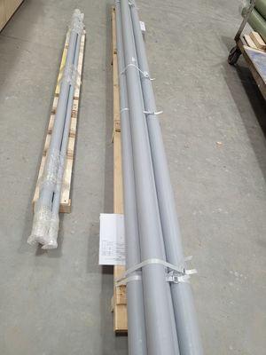 12 মিটার FRP পাইপ 50PSI-150PSI Dia 4 ইঞ্চি ফাইবারগ্লাস টিউব